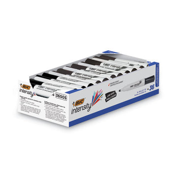 BIC® Intensity Low Odor Chisel Tip Dry Erase Marker, Broad Chisel Tip, Black, 36-pack freeshipping - TVN Wholesale